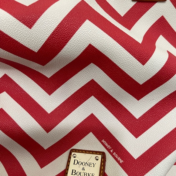 Dooney and Bourke Chevron Tote - Picture 7 of 11